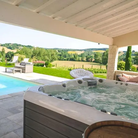 Maurine - Piscine Chauffee - - Clim - Salle De Fitness Willa Castelnau-de-Montmiral